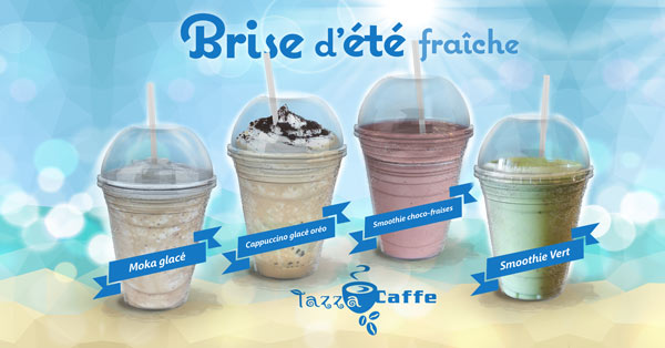 Brise d’été fraîche au Tazza CAFFE