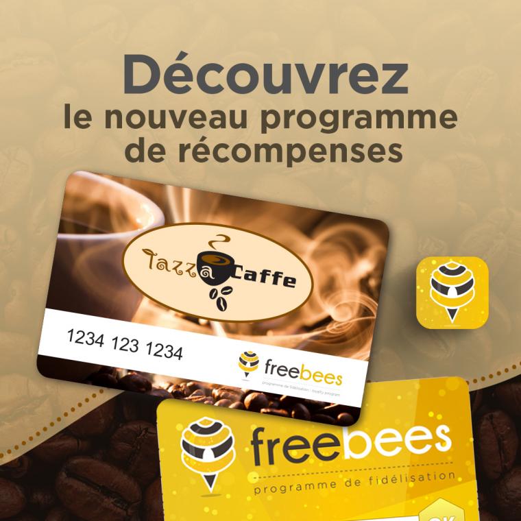 Découvrez le nouveau programme de récompenses Tazza CAFFE! 